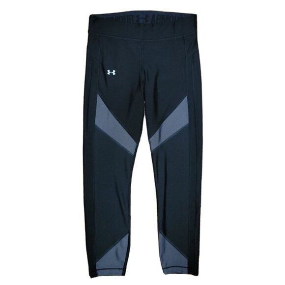 Under Armour HG Color Blocked Ankle Crop 24" Leggings - Picture 2 of 7